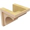 Ekena Millwork 8"W x 8"D x 8"H Wide Emerson Rough Cedar Woodgrain TimberThane Corbel, Primed Tan CORUR08X08X08EMRRCPR - alternate 2